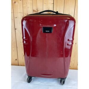 Tumi Carry-on Suitcase, about 18 x 13 inches- Red